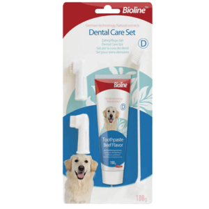 Bioline Set de Higiene Dental Sabor Carne