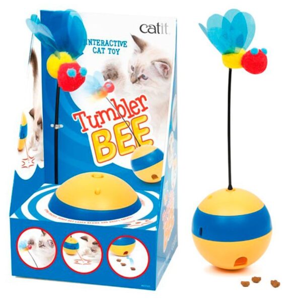Juguete Gato Catit Play Tumbler Bee (43165) - Imagen 4