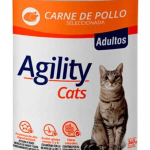 Lata Agility Gato Adulto Pollo 340 grs