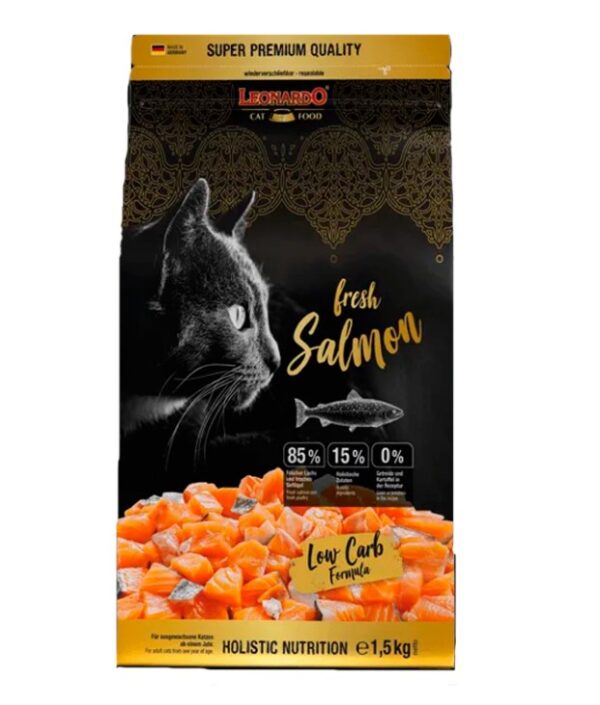 Leonardo Gato Fresh Meat Salmón 1.5 KG
