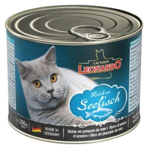 Lata Leonardo Gato Quality Selection Adulto Pescado 200GR