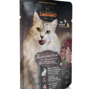 Sachet Leonardo Gato Conejo y Arándano 85 GR