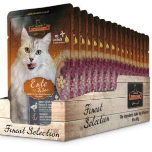 Sachet Leonardo Gato Pato y Queso 85GR 16 Unidades