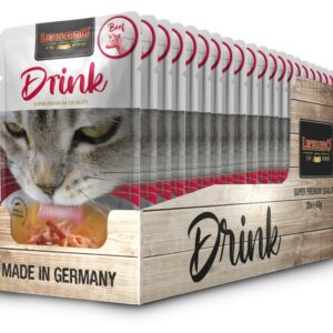 Sopa Leonardo Gato Drink 40GR Ternera Beef x20 Unidades