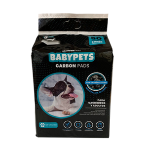 Baby Pet Sabanilla de Entrenamiento 50 Unidades Carbón