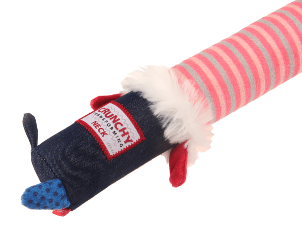 Juguete Crunchy Neck Plush Conejo con Sonido - Imagen 2
