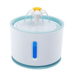 Fuente Bebedero Agua Diseño Flor 2.4 Lts (63125-5215)