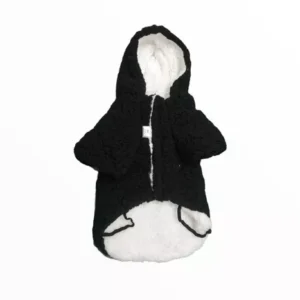 Polerón Capa Mascotas Chiporro Gris Negro Talla XL (76035)