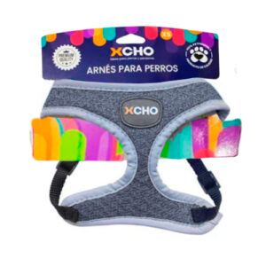 Arnés XCHO Mascotas Gris Azul Talla L (73852)