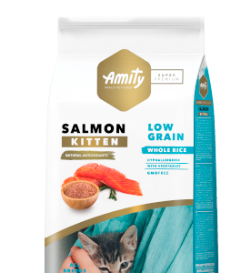 Amity Low Grain Salmon Gato Kitten 2 KG