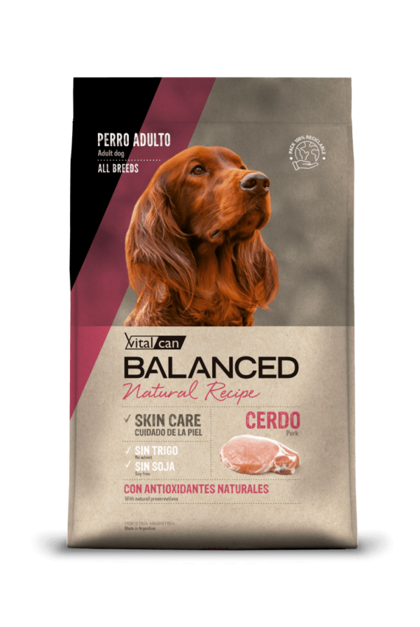Vitalcan Balanced Perro Cerdo 15 KG