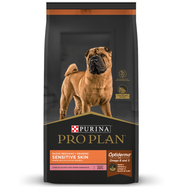Pro Plan Dog Sensitive Skin Raza Mediana Grande Salmon 12 KG
