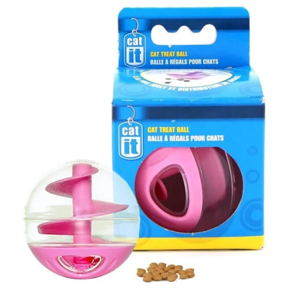 Juguete Gato Catit Bola Para Golosinas Rosada (51281)