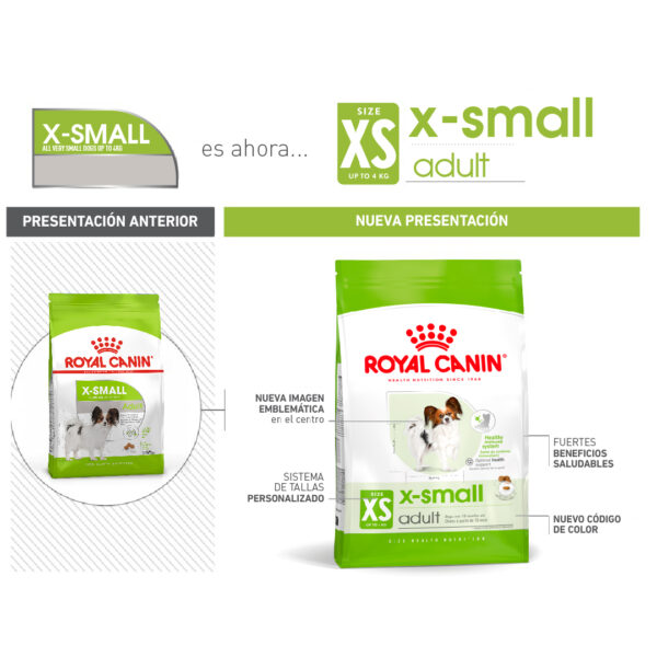 Royal Canin X-Small Adulto 2.5 KG - Imagen 2