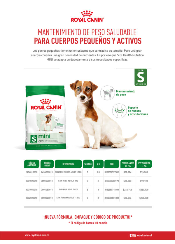 Royal Canin Mini Adulto 7.5 KG - Imagen 3