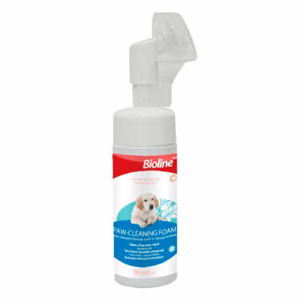 Bioline Espuma Para Limpiado de Patas Perro 150ml