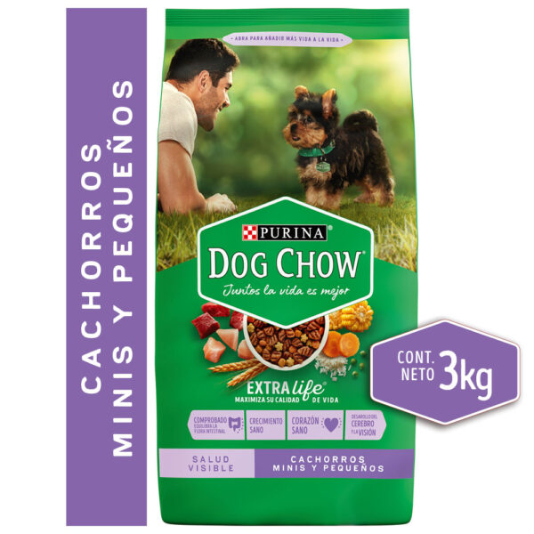 Dog Chow Cachorro Razas Pequeñas 3 KG