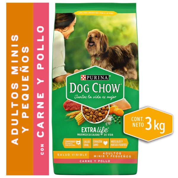 Dog Chow Adulto Razas Pequeñas 3 KG