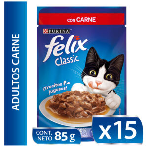 Sachet Felix Carne x15 Unidades