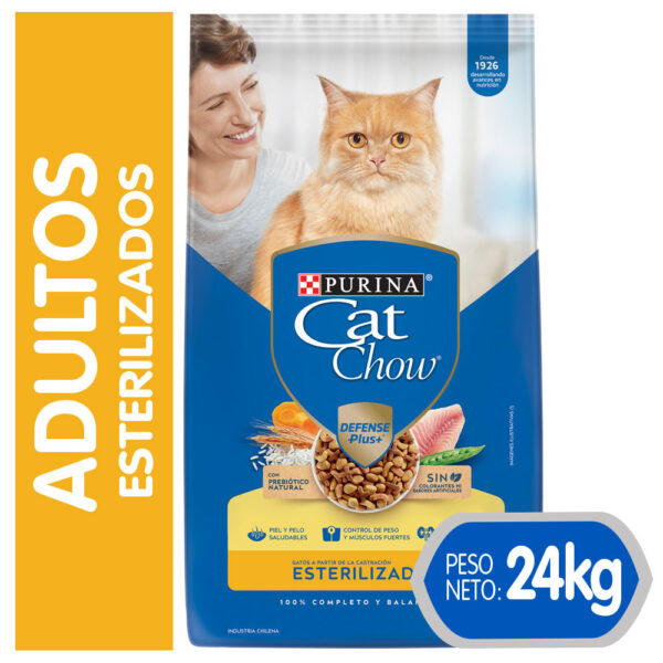Cat Chow Esterilizado Defense Plus 24 KG