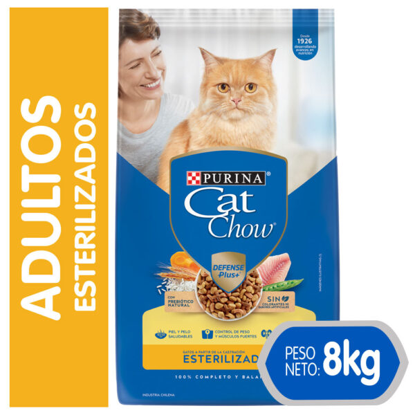 Cat Chow Esterilizado Defense Plus 8 KG