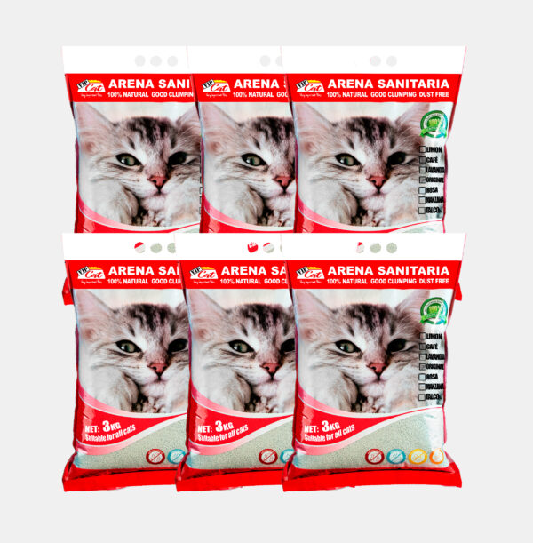 Display Arena Vip Cat Natural 6x3 KG Aglutinante