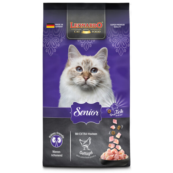 Leonardo Gato Adult Senior 7.5 KG - Imagen 2