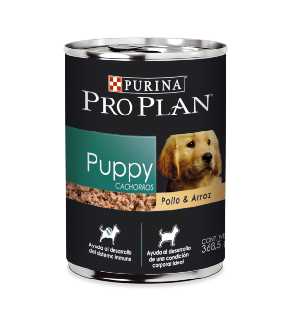 Lata Pro Plan Puppy Pollo & Arroz 12x368.5gr
