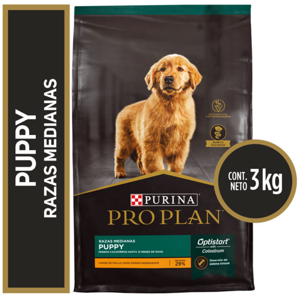 Pro Plan Puppy Razas Medianas 3 KG