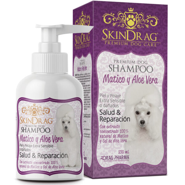 Shampoo SkinDrag Matico y Aloe Vera 250ml