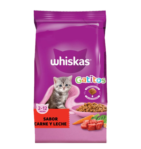 Whiskas Gatitos Carne Leche 10 KG