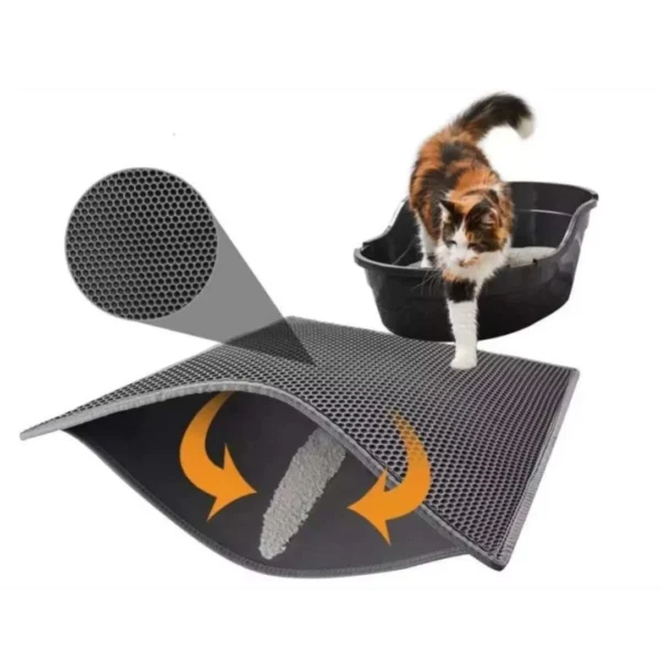 Alfombra Gato Doble Capa 63x49x1.5CM - Imagen 2