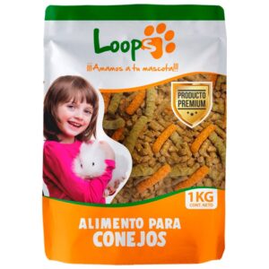 Alimento Conejo Loops 1kg