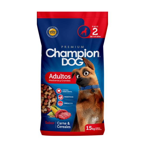Champion Dog Adulto Carne 18 KG - Imagen 2