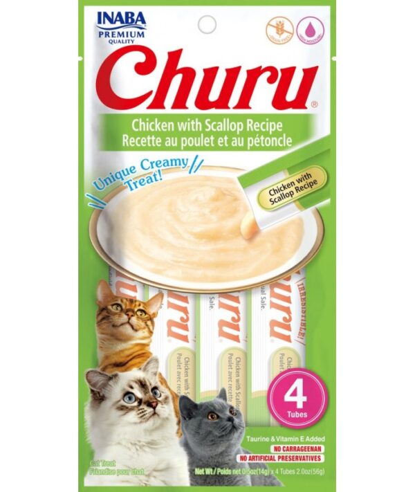 Churu Cat Chicken With Scallop 56 GR