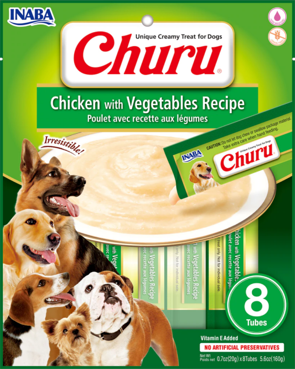 Churu Dog Chicken Vegetables Unidad 160 GR