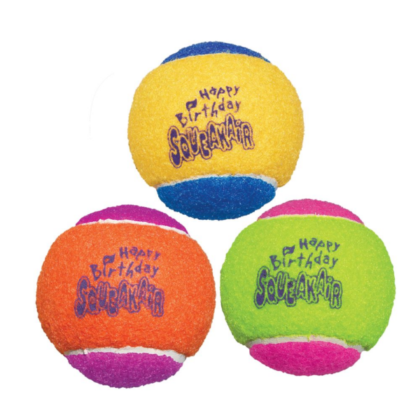 Kong Squeaker Birthday Ball Medium Unidad - Imagen 2