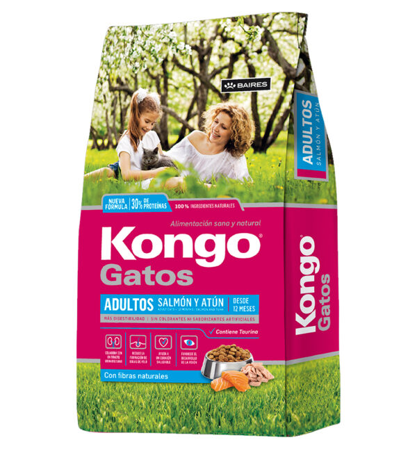 Kongo Gato Adulto Salmón Atún 8 KG