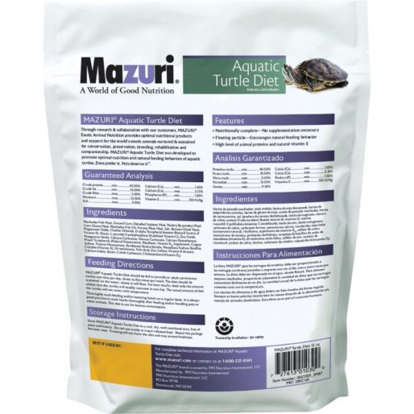 Mazuri Aquatic Turtle Diet 340 grs - Imagen 3
