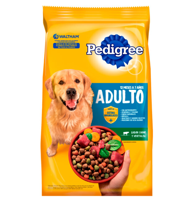 Pedigree Adulto Carne y Vegetales 21 KG