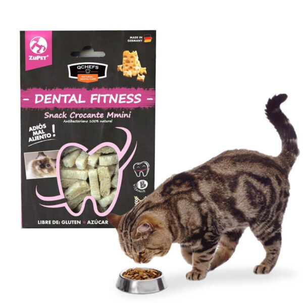 Snacks Natural QChefs Dental Fitness Crocante Gato - Imagen 2