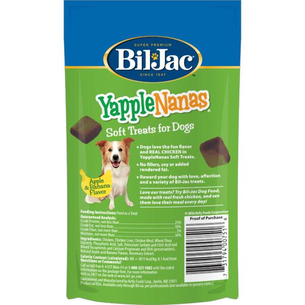 Snack Bil Jac Treats Yapple Nanas 113 Gr Unidad - Imagen 3