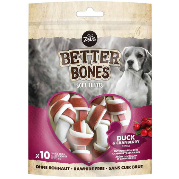 Snack para Perro Zeus Better Bones Huesitos Pato 219 GR Unidad (92766)
