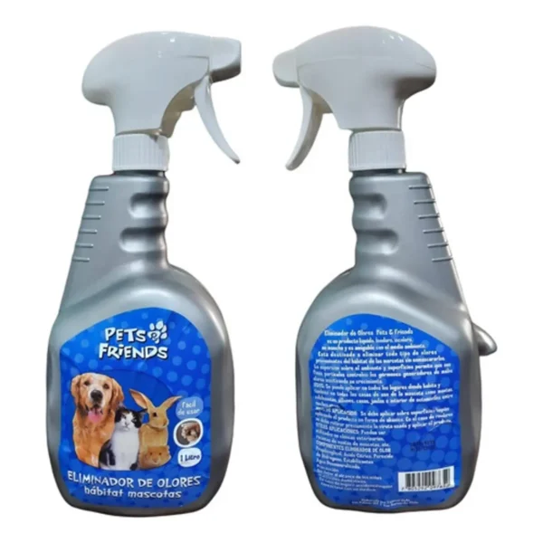 Eliminador de Olores Pets Friends- Perros y Gatos 1 Litro - Imagen 2