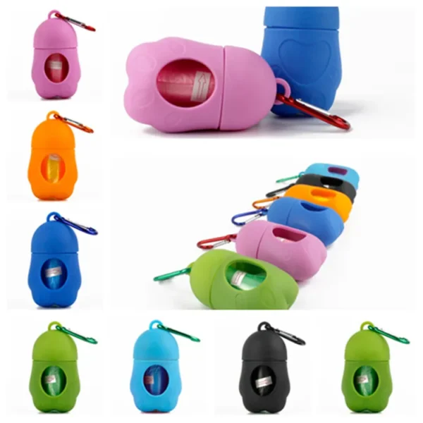 Dispensador Bolsas Pinguino 2 Rollos Colores (32946) - Imagen 2
