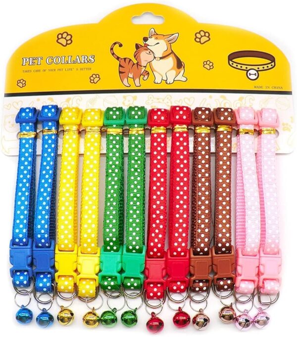 Collar Cuadrilles con Cascabel Colores (467)