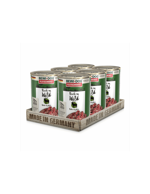 Display Lata BewiDog Rico en Venado 6x400 GR