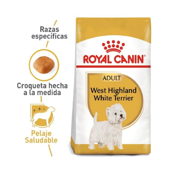 Royal Canin West Highland White Terrier Adulto 3 KG - Imagen 2