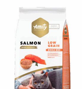Amity Low Grain Salmon Gato Adulto 2 KG