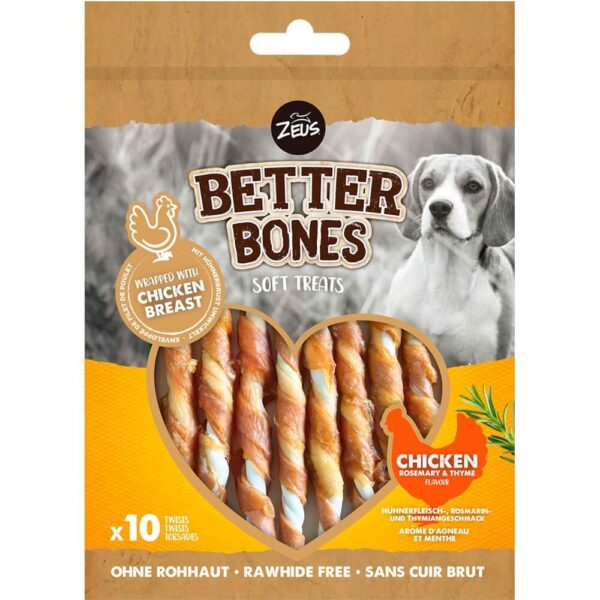 Snack para Perro Zeus Better Bones Palitos Pollo 114 GR Unidad (92765)
